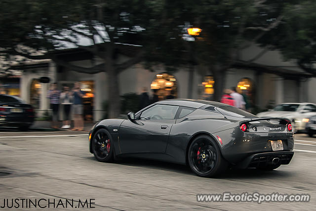 Lotus Evora spotted in Carmel, California