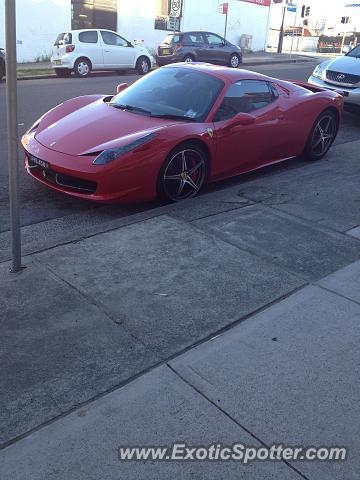 Ferrari 458 Italia spotted in Sydney, Australia