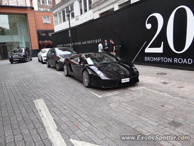 Lamborghini Gallardo spotted in London, United Kingdom