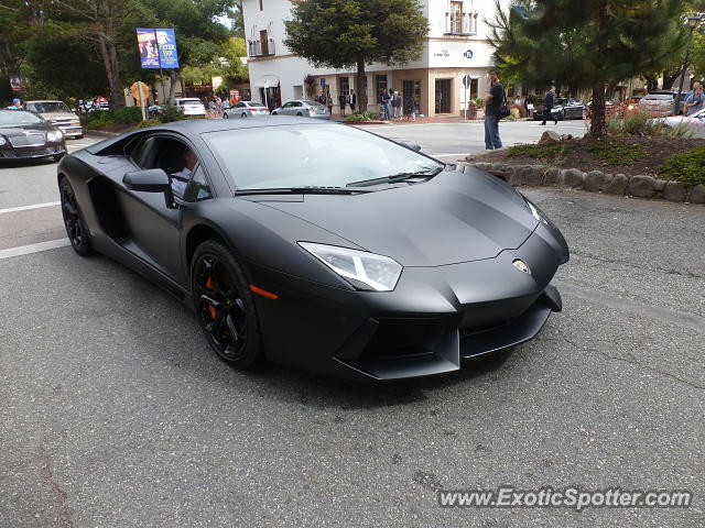 Lamborghini Aventador spotted in Carmel, California