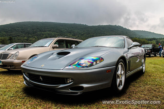 Ferrari 550 spotted in Lakeville, Connecticut