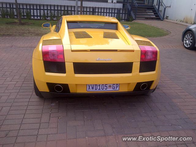 Lamborghini Gallardo spotted in Pretoria, South Africa