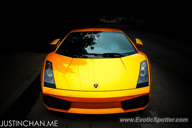 Lamborghini Gallardo spotted in Carmel, California