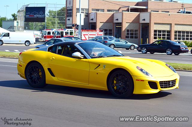 Ferrari 599GTO spotted in Detroit, Michigan