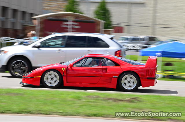 Ferrari F40 spotted in Detroit, Michigan