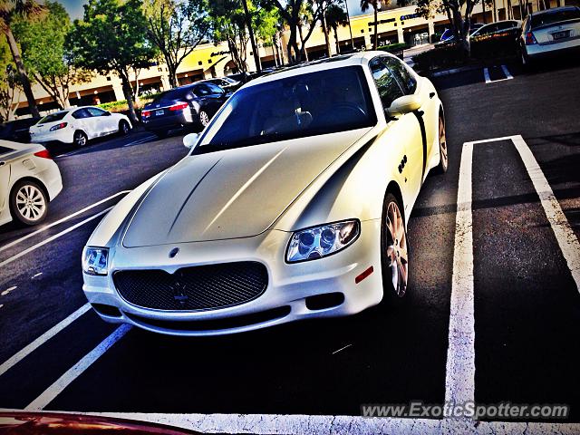 Maserati Quattroporte spotted in Coral Springs, Florida