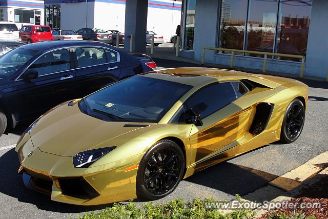 Lamborghini Aventador spotted in Mclean, Virginia