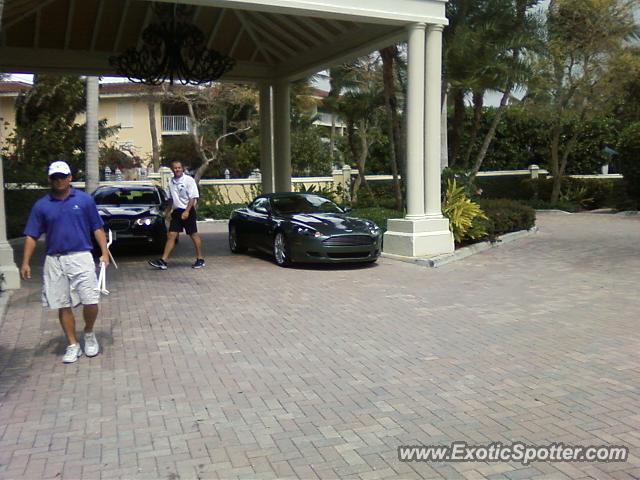 Aston Martin DB9 spotted in Naples, Florida