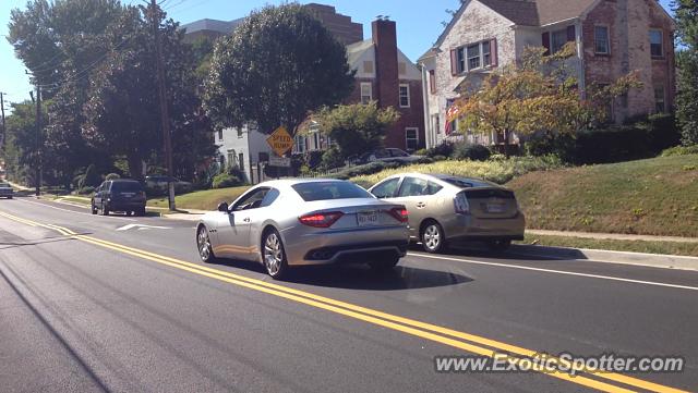 Maserati GranTurismo spotted in Arlington, Virginia