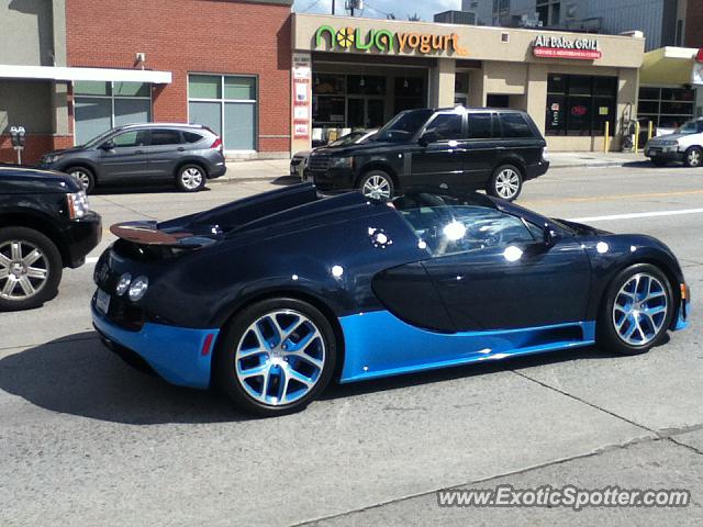 Bugatti Veyron spotted in Denver, Colorado