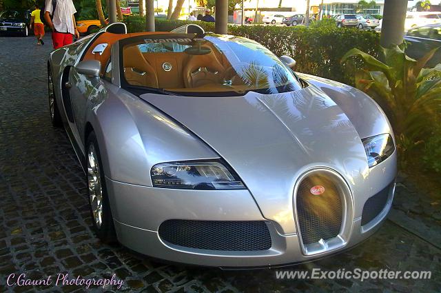 Bugatti Veyron spotted in Miami Beach, Florida