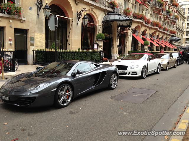 Mclaren MP4-12C spotted in Paris, France