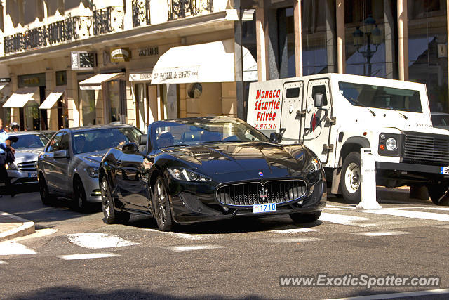 Maserati GranCabrio spotted in Monte-carlo, Monaco