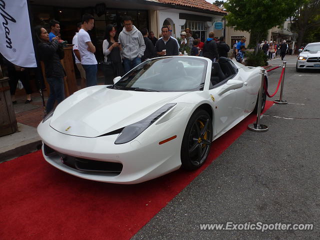 Ferrari 458 Italia spotted in Carmel, California