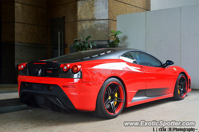 Ferrari F430 spotted in Bukit Bintang, Malaysia