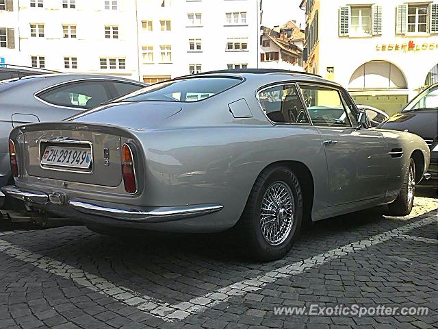Aston Martin DB6 spotted in Zurich, Switzerland