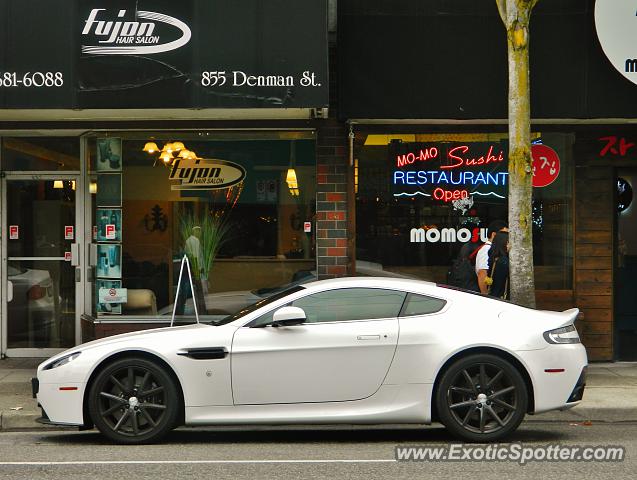 Aston Martin Vantage spotted in Vancouver, Canada