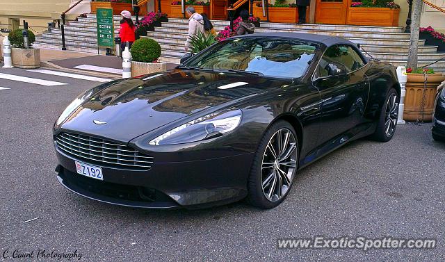 Aston Martin Virage spotted in Monaco, Monaco