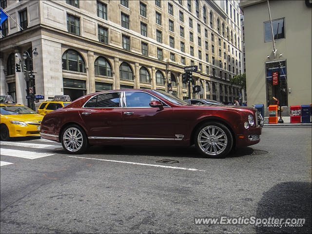 Bentley Mulsanne spotted in New York, New York