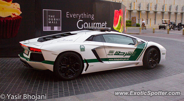 Lamborghini Aventador spotted in Dubai, United Arab Emirates