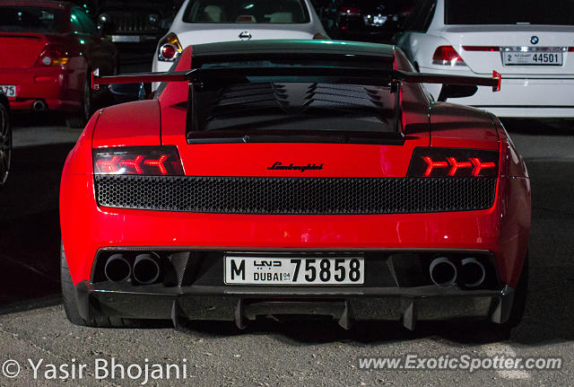 Lamborghini Gallardo spotted in Dubai, United Arab Emirates