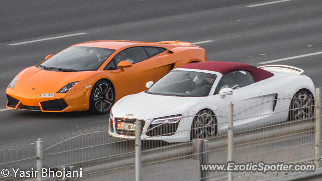 Lamborghini Gallardo spotted in Dubai, United Arab Emirates