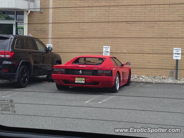 Ferrari Testarossa spotted in Morristown, New Jersey