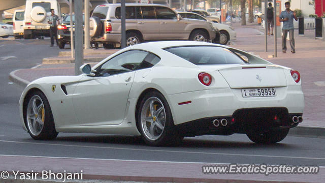Ferrari 599GTB spotted in Dubai, United Arab Emirates