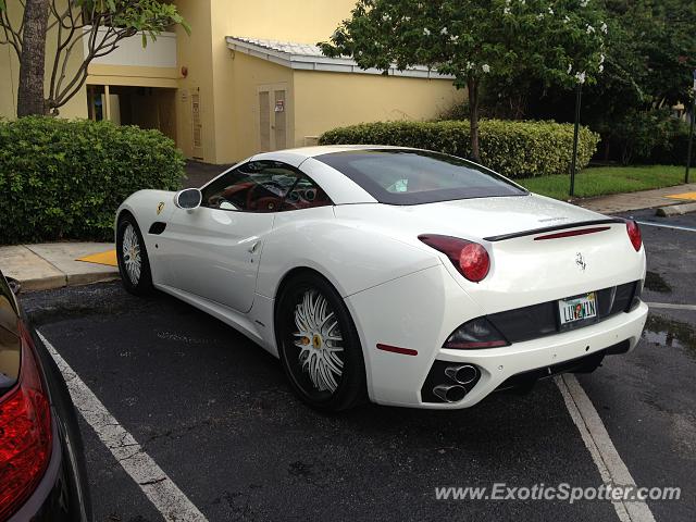 Ferrari California spotted in Miami, Florida