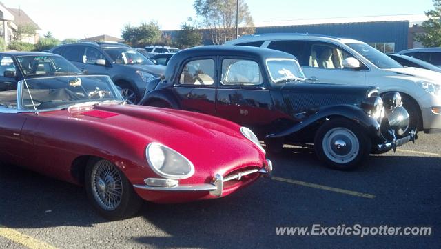 Jaguar E-Type spotted in Fredericton, NB, Canada