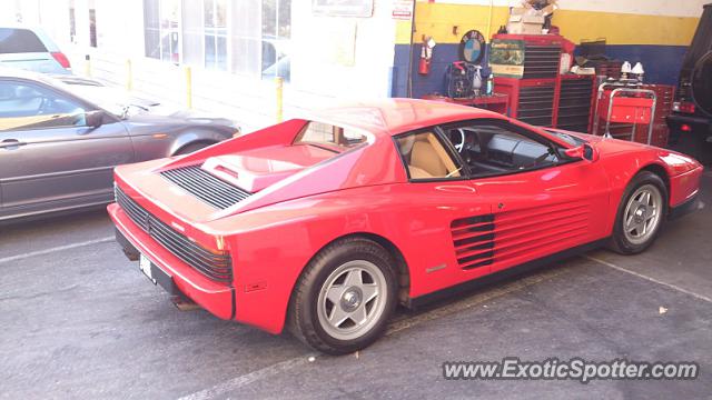 Ferrari Testarossa spotted in Walnut, California