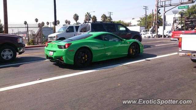 Ferrari 458 Italia spotted in Rowland Heights, California