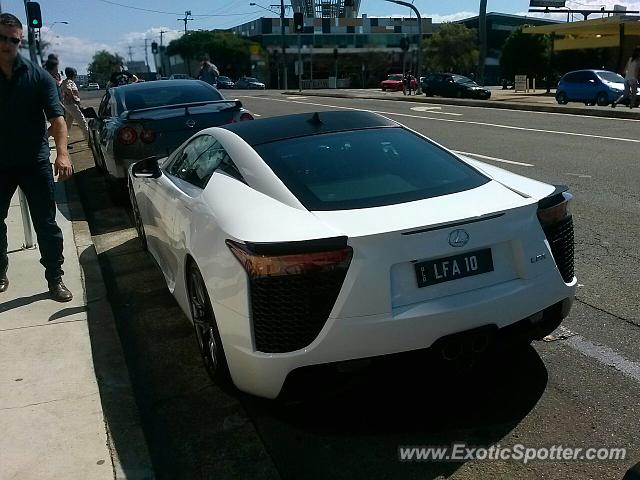 Lexus LFA spotted in Redcliffe, Australia