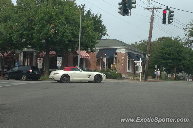 Mercedes SLS AMG spotted in Southampton, New York