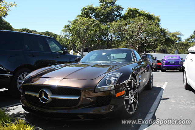 Mercedes SLS AMG spotted in Monterey, California