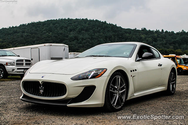 Maserati GranTurismo spotted in Lakeville, Connecticut
