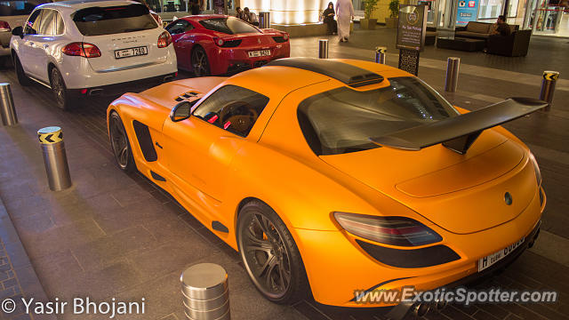 Mercedes SLS AMG spotted in Dubai, United Arab Emirates