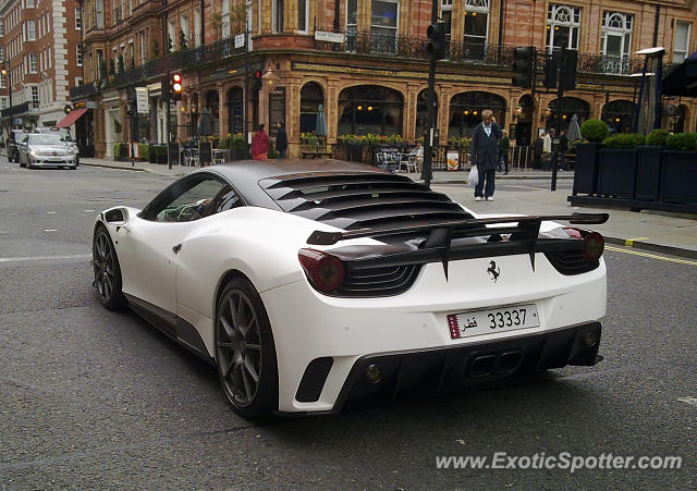Ferrari 458 Italia spotted in London, United Kingdom