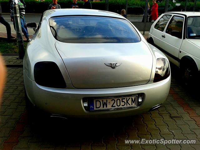 Bentley Continental spotted in Wroclaw, Poland