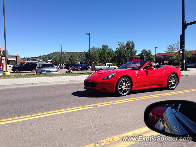 Ferrari California spotted in Castle rock, Colorado