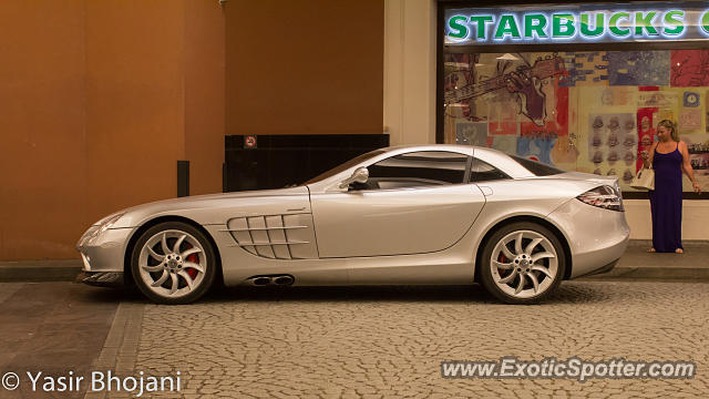 Mercedes SLR spotted in Dubai, United Arab Emirates