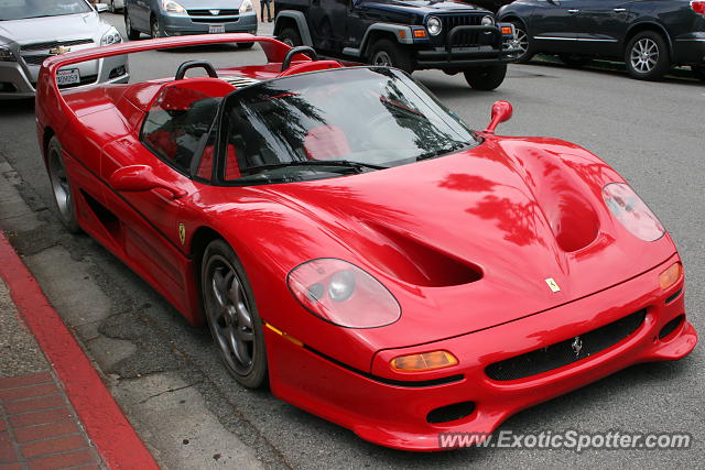 Ferrari F50 spotted in Carmel, California