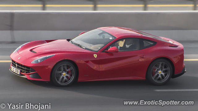 Ferrari F12 spotted in Dubai, United Arab Emirates