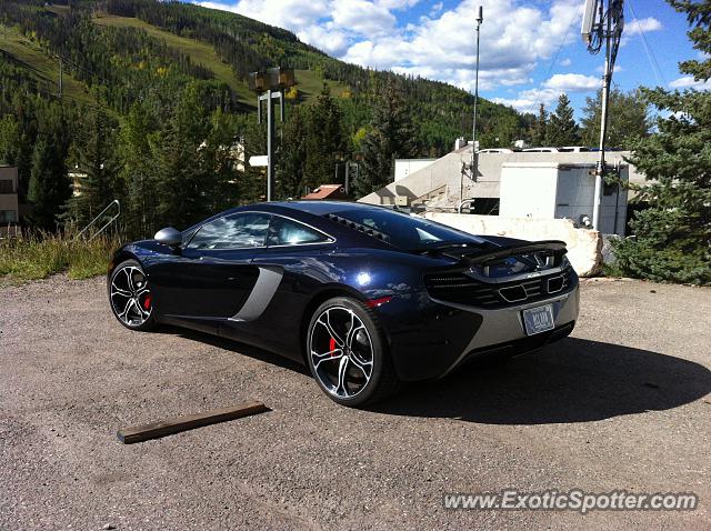 Mclaren MP4-12C spotted in Vail, Colorado