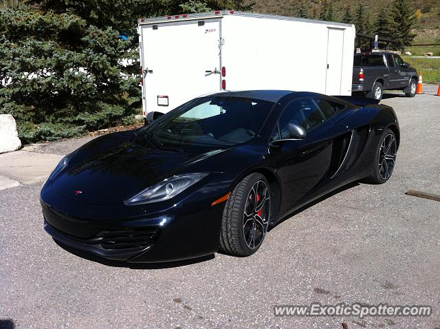 Mclaren MP4-12C spotted in Vail, Colorado