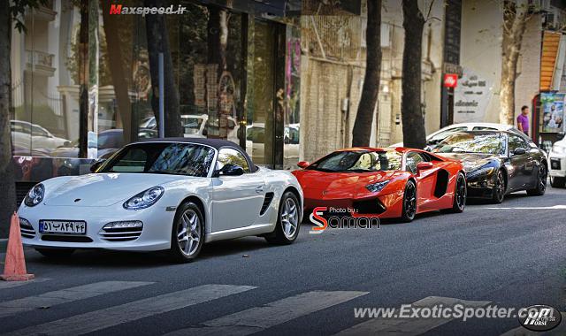 Lamborghini Aventador spotted in Tehran, Iran