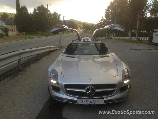 Mercedes SLS AMG spotted in Trondheim, Norway