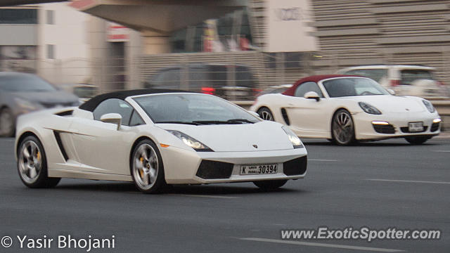 Lamborghini Gallardo spotted in Dubai, United Arab Emirates