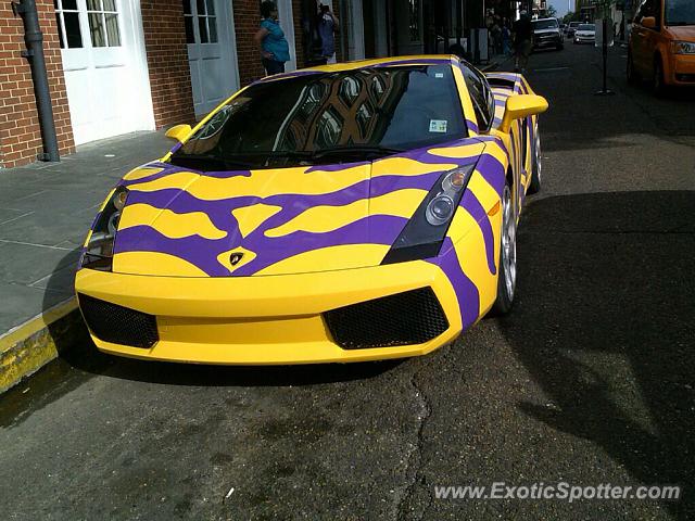 Lamborghini Gallardo spotted in New Orleans, Louisiana
