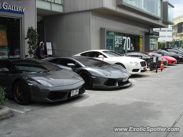 Lamborghini Aventador spotted in Bangkok, Thailand